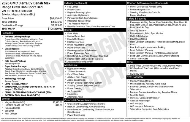 gmc sierra ev 2026 1GT4EYELXTU405834 image gmc sierra ev 2026 1GT4EYELXTU405834 image